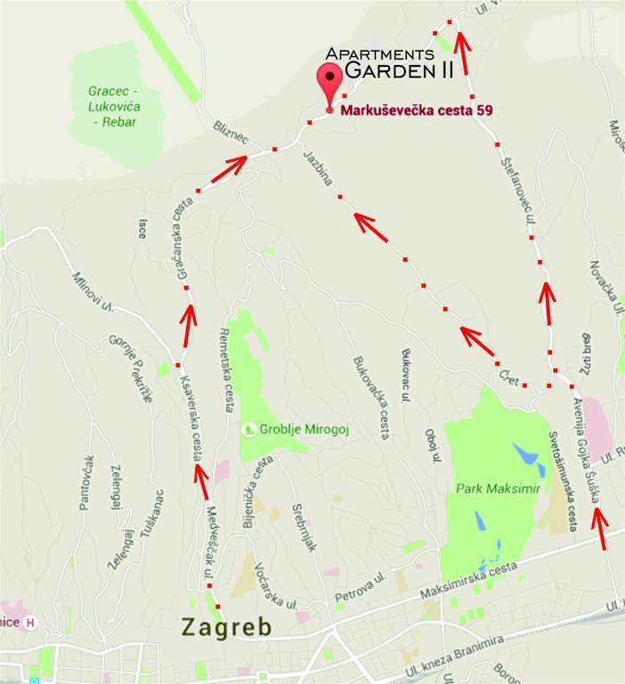 Apartments Garden Загреб Екстериор снимка